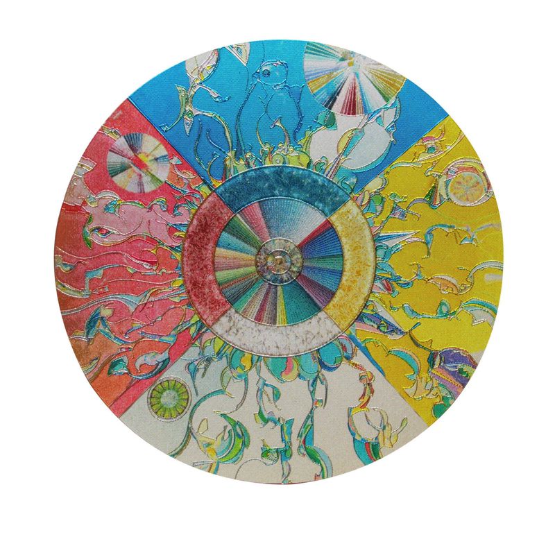 Metallic 'Morning Star' Magnet by Alex Janvier - Click Image to Close